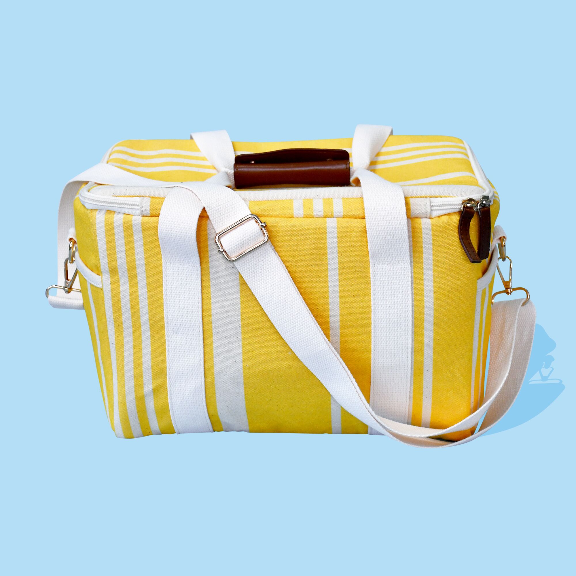 03_Yellow Cooler Bag Canvas Cooler Bag
