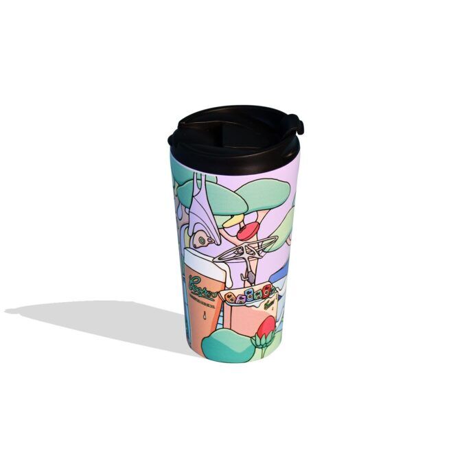 3D Textured Travel Cup