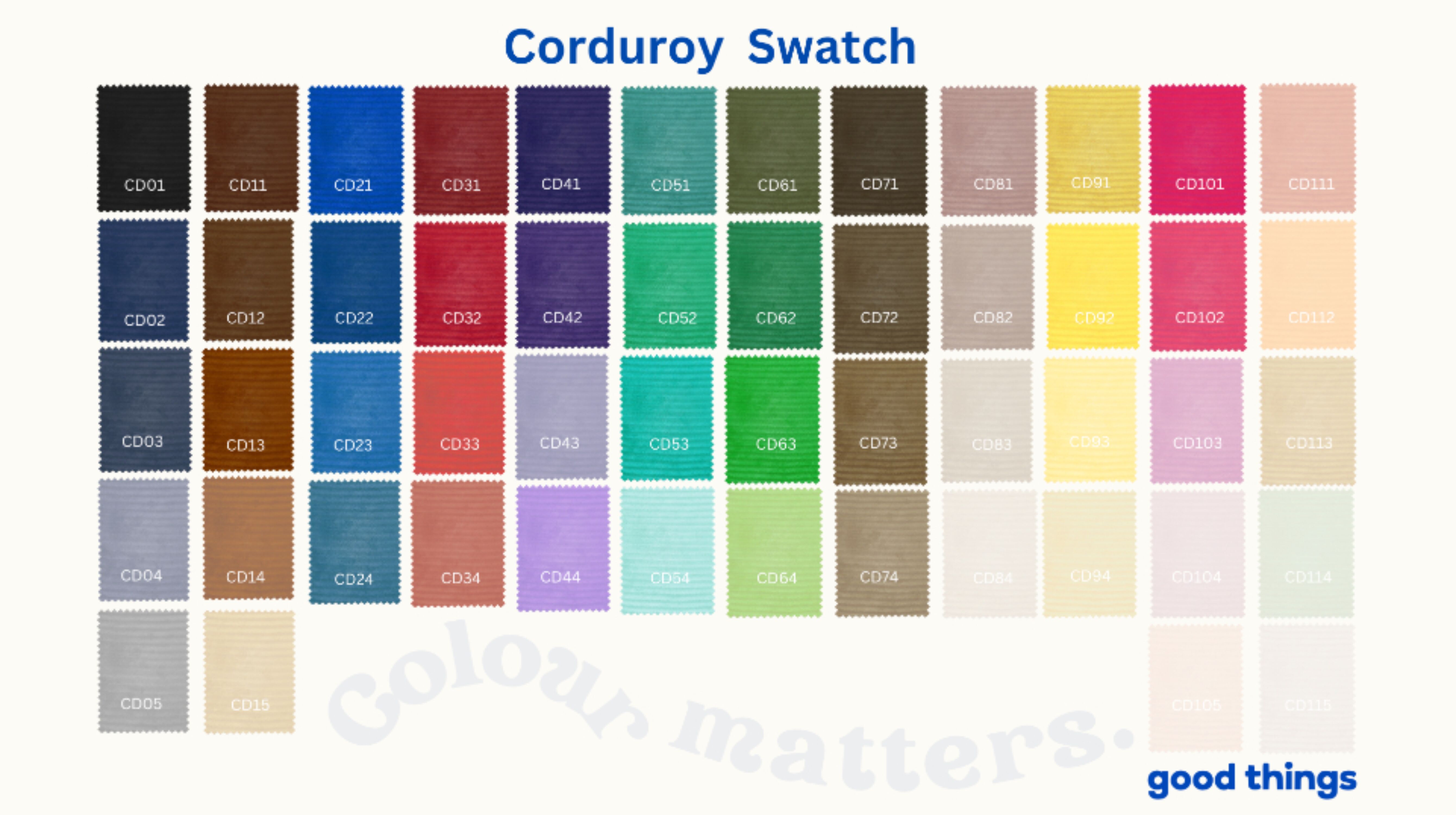 Cordury-Swatch.jpg Colour Block Corduroy Bucket Hat