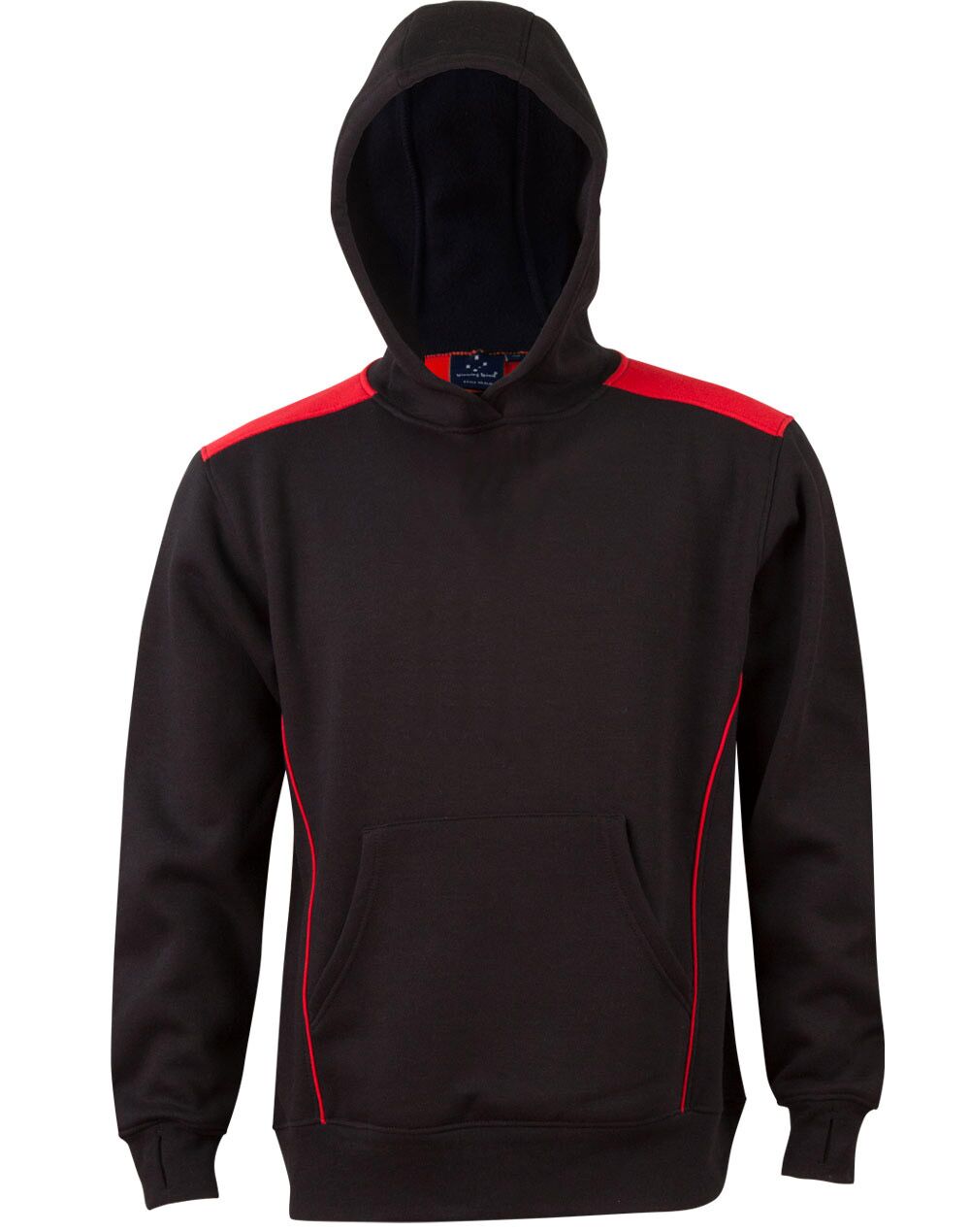 FL19K_BlackRed_l Croxton Hoodie Kid’s