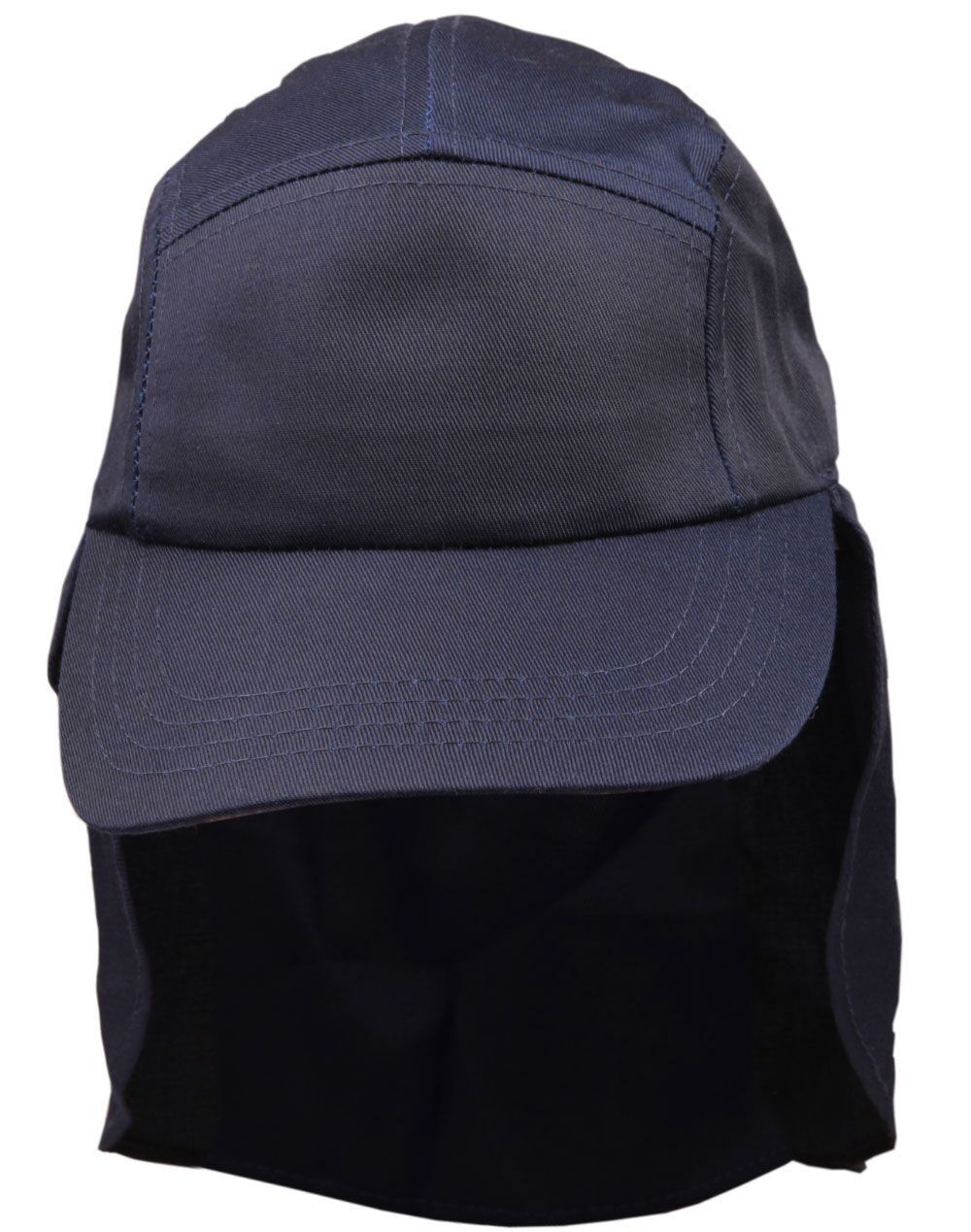 H1025_Navy_l Kids Poly Cotton Legionnaire