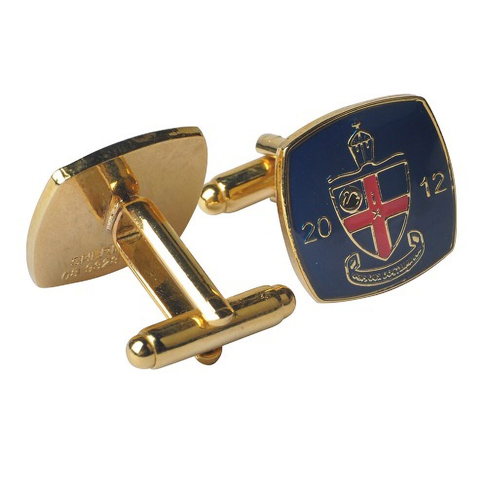 OFFECC_sample2 Custom Made Enamel Crest Cufflinks