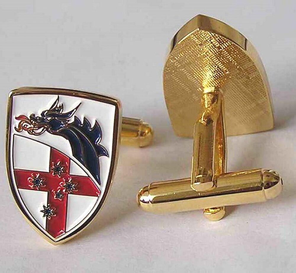OFFECC_sample5 Custom Made Enamel Crest Cufflinks