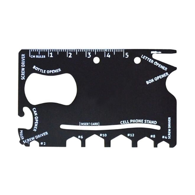 PCH015a_black Credit Card Sized Multitool