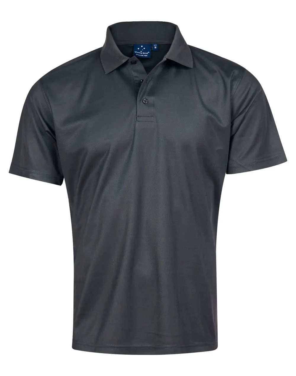 PS81_Charcoal_l Verve Mens Polo