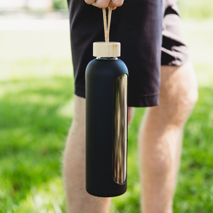 Arlo 1L Glass Water Bottle