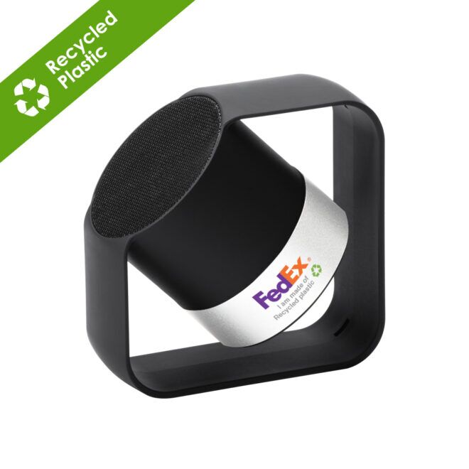 Kobra Wireless speaker – Recycled ABS & Aluminium – Silver