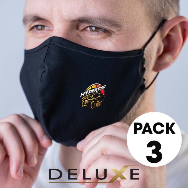 3 Pack – Deluxe Face Masks