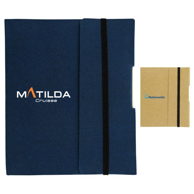 Small Recycled Tuck Journal Book