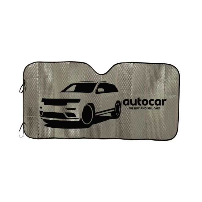 Concertina Metallic Car Sun Shade