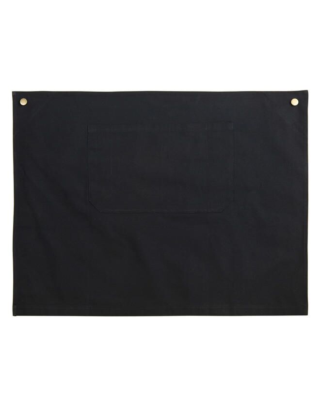 M3100_Black_l (M3100) Fitzroy Half Waist Apron