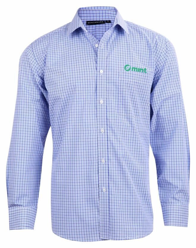 M7320L Men’s Multi-Tone Check Long Sleeve Shirt