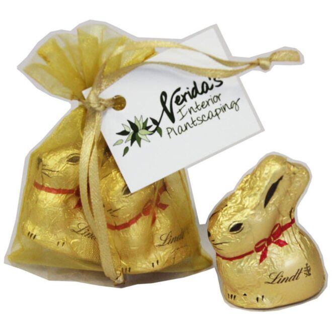 Lindt Bunnys (20g) with Organza Bag