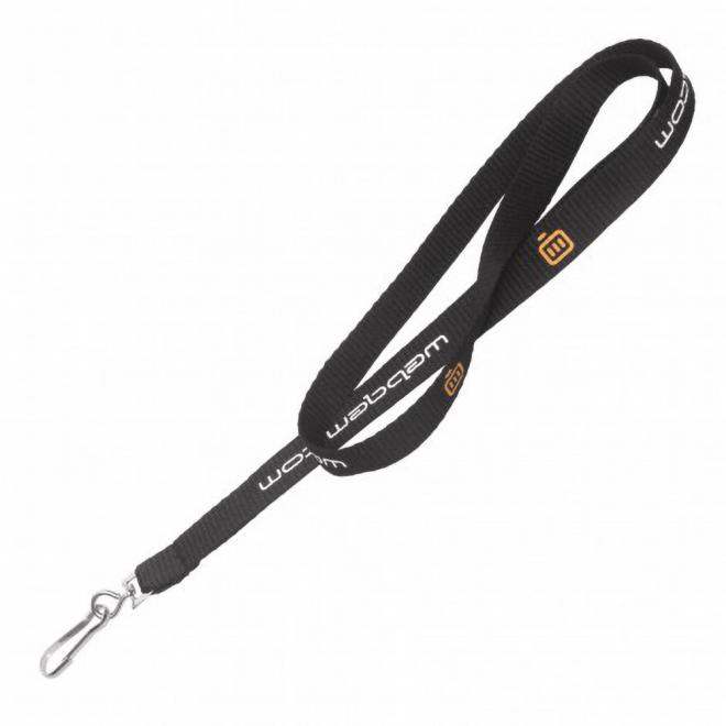 15mm Lanyard – Ribbed Polyester
