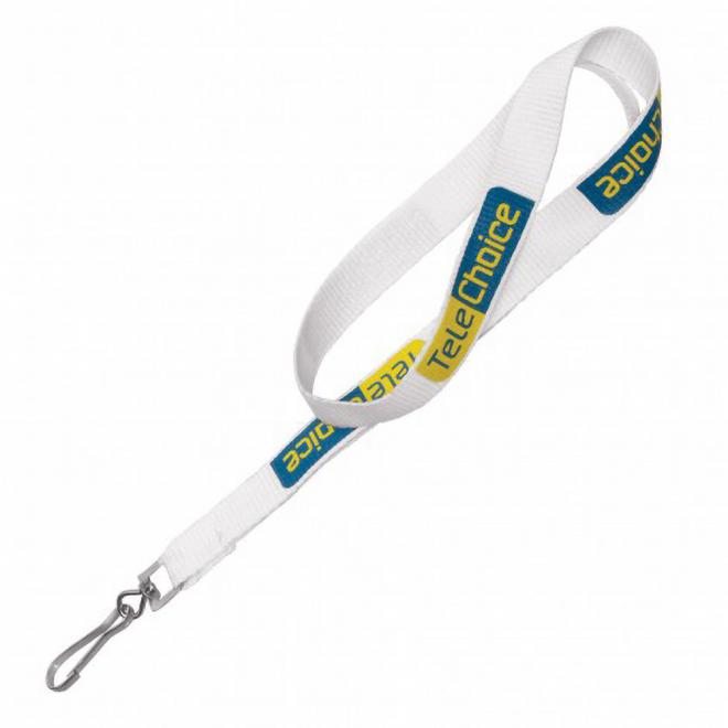 20mm Lanyard – Ribbed Polyester