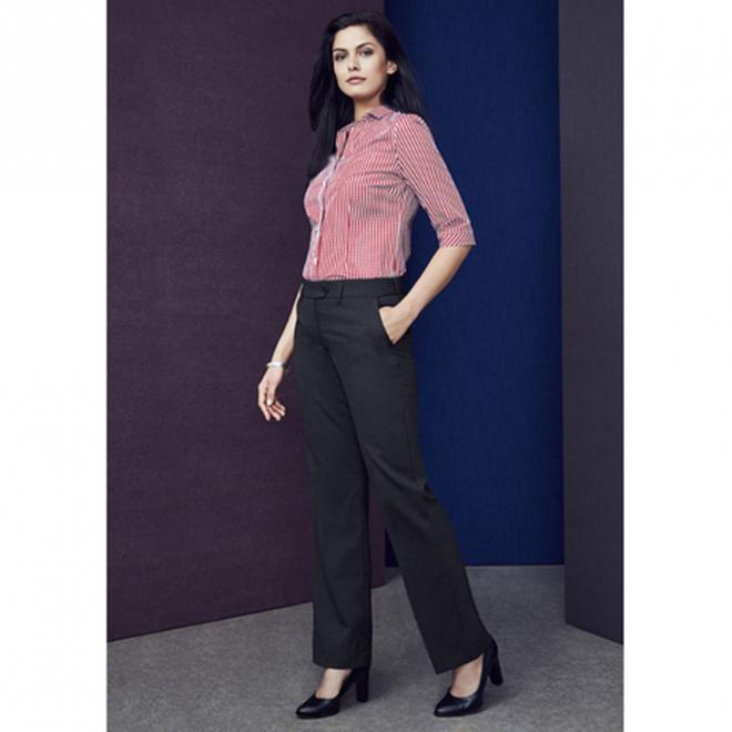 Ladies Mid Rise Adjustable Waist Pant