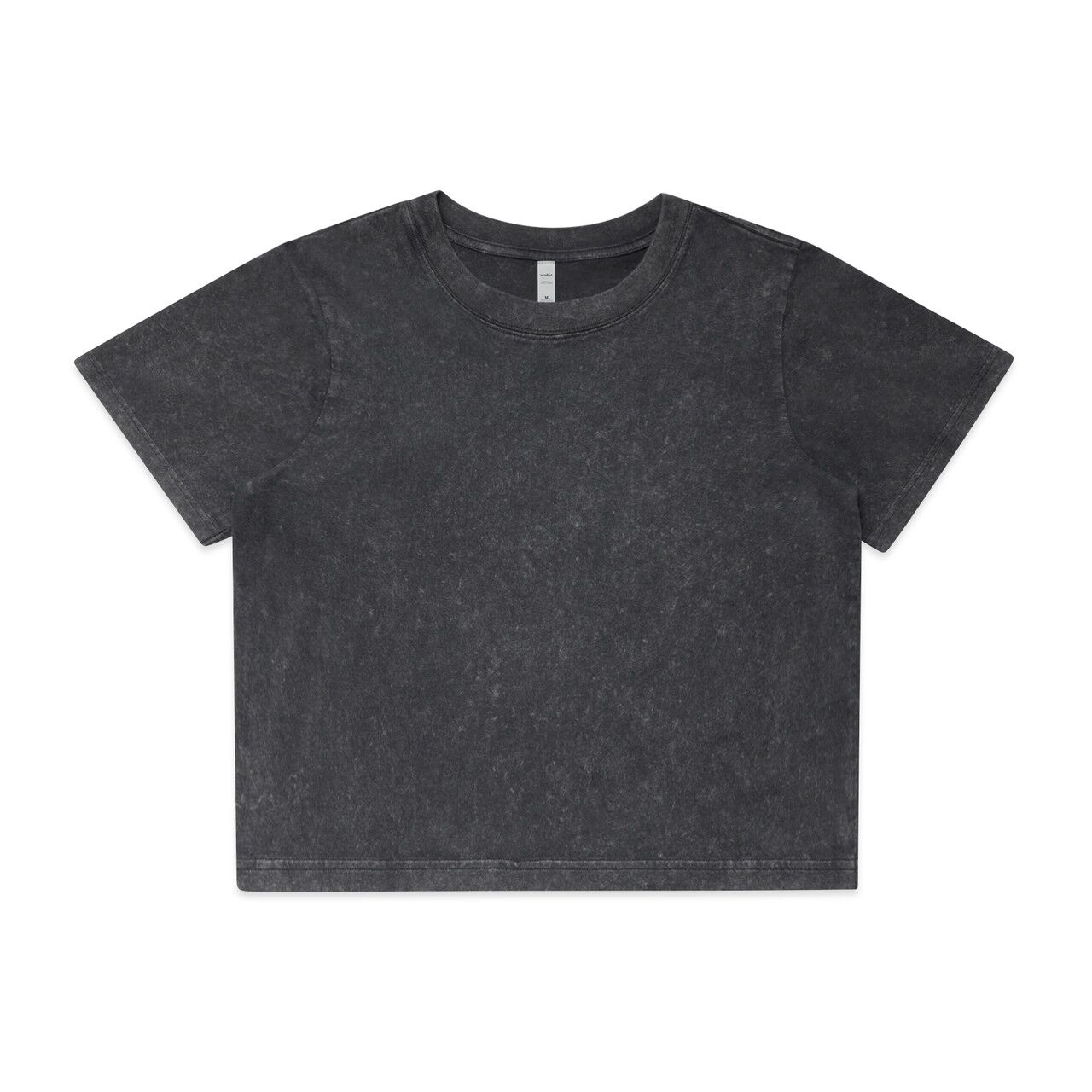 Wo’s Stone Wash Heavy Crop Tee | 4086