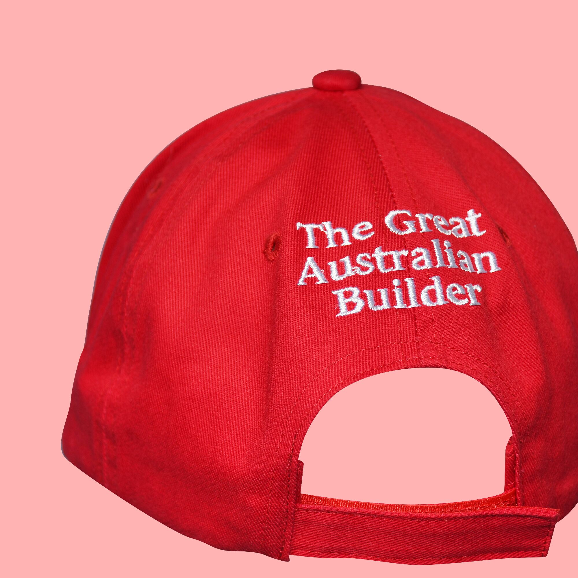 04_Simonds red cap Core Cotton Dad Cap