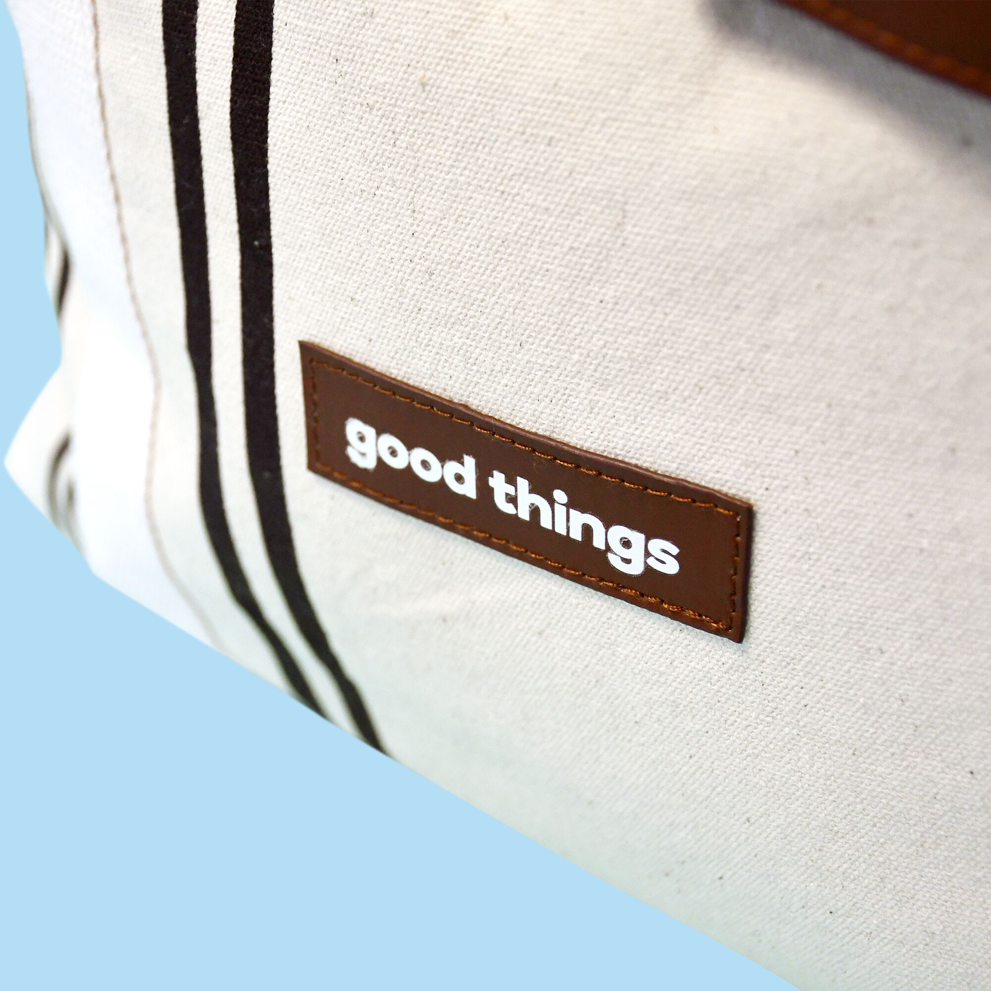 05_Grey Beach Bag Canvas Beach Bag