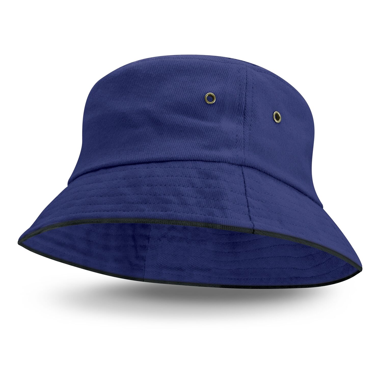 Coastal Bucket Hat – Black Trim