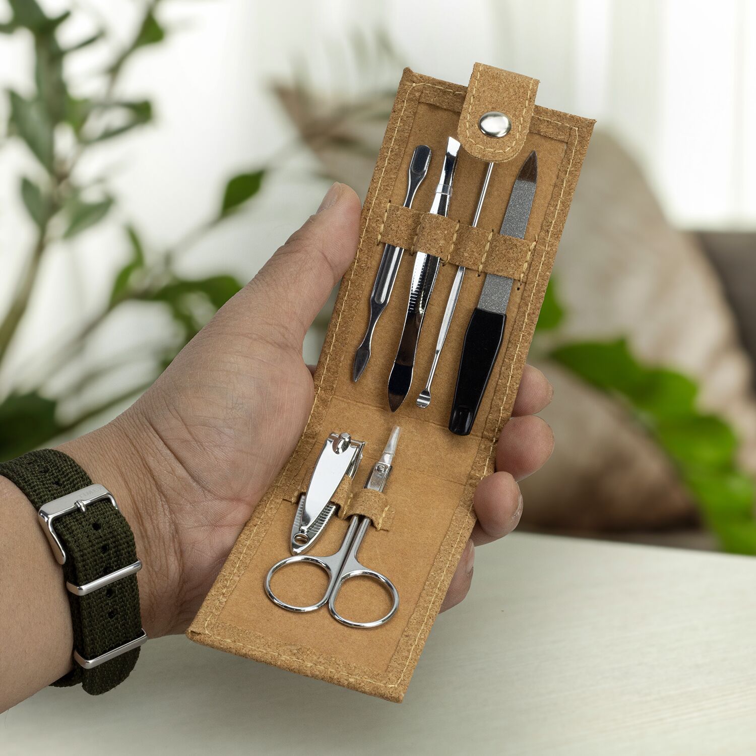 Cork SS Manicure Set