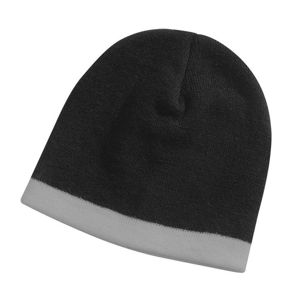 4240_grey Skull Beanie