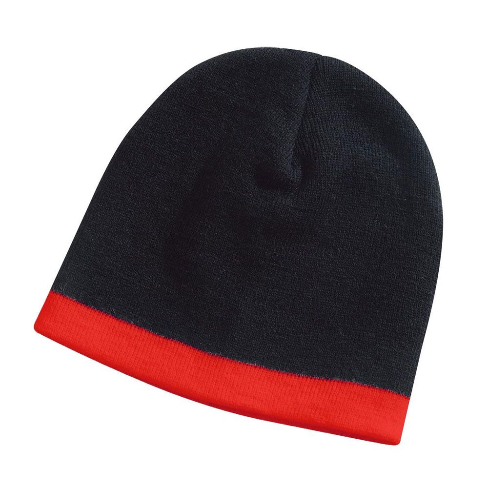 4240_red Skull Beanie