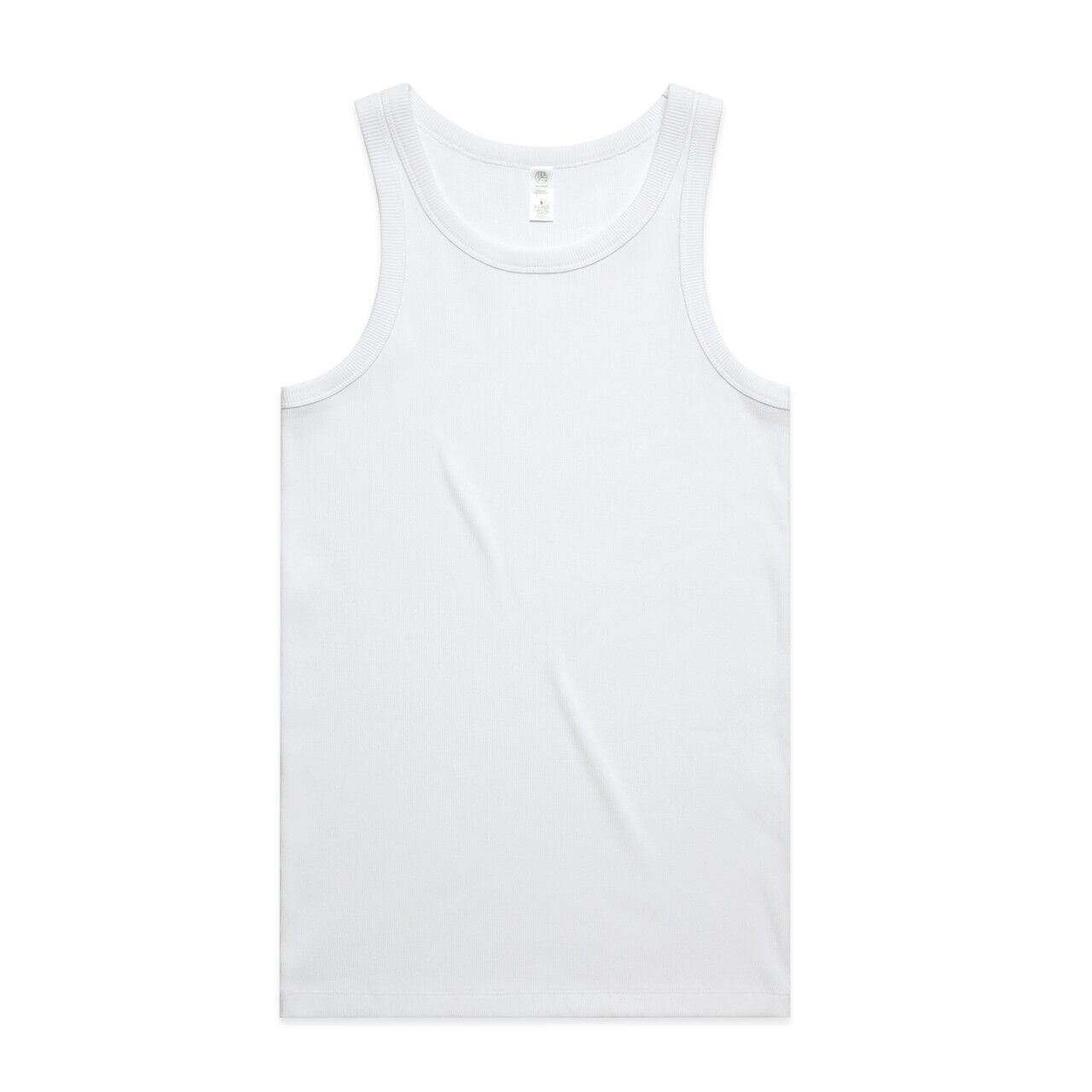 Mens Organic Rib Singlet