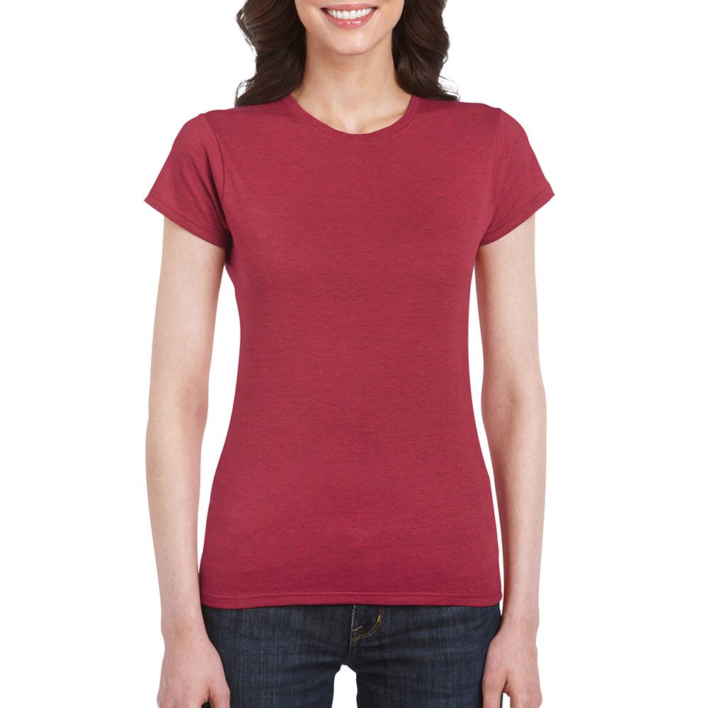 64000L_antiquecherryred Soft Style Ladies T-Shirt