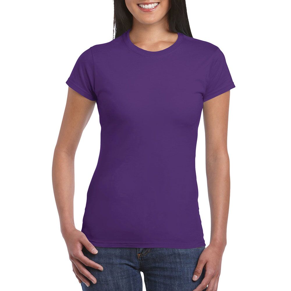 64000L_purple Soft Style Ladies T-Shirt
