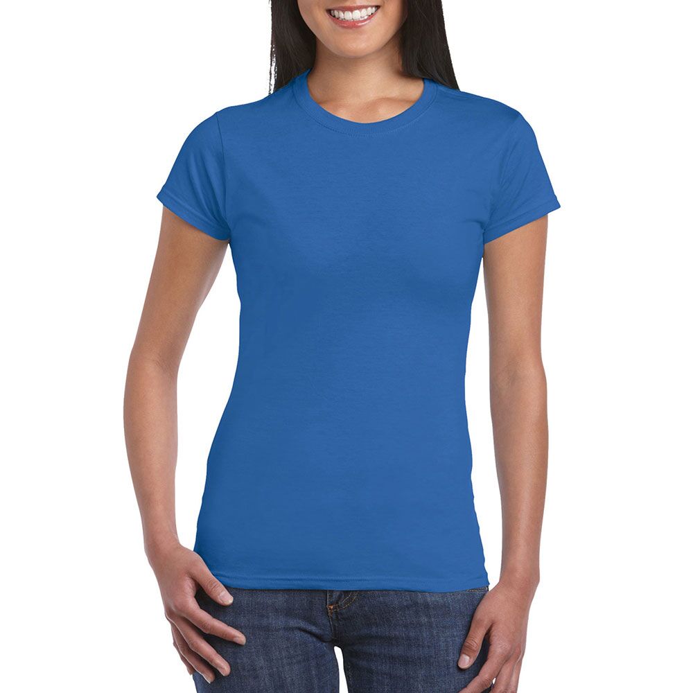 64000L_royalblue Soft Style Ladies T-Shirt
