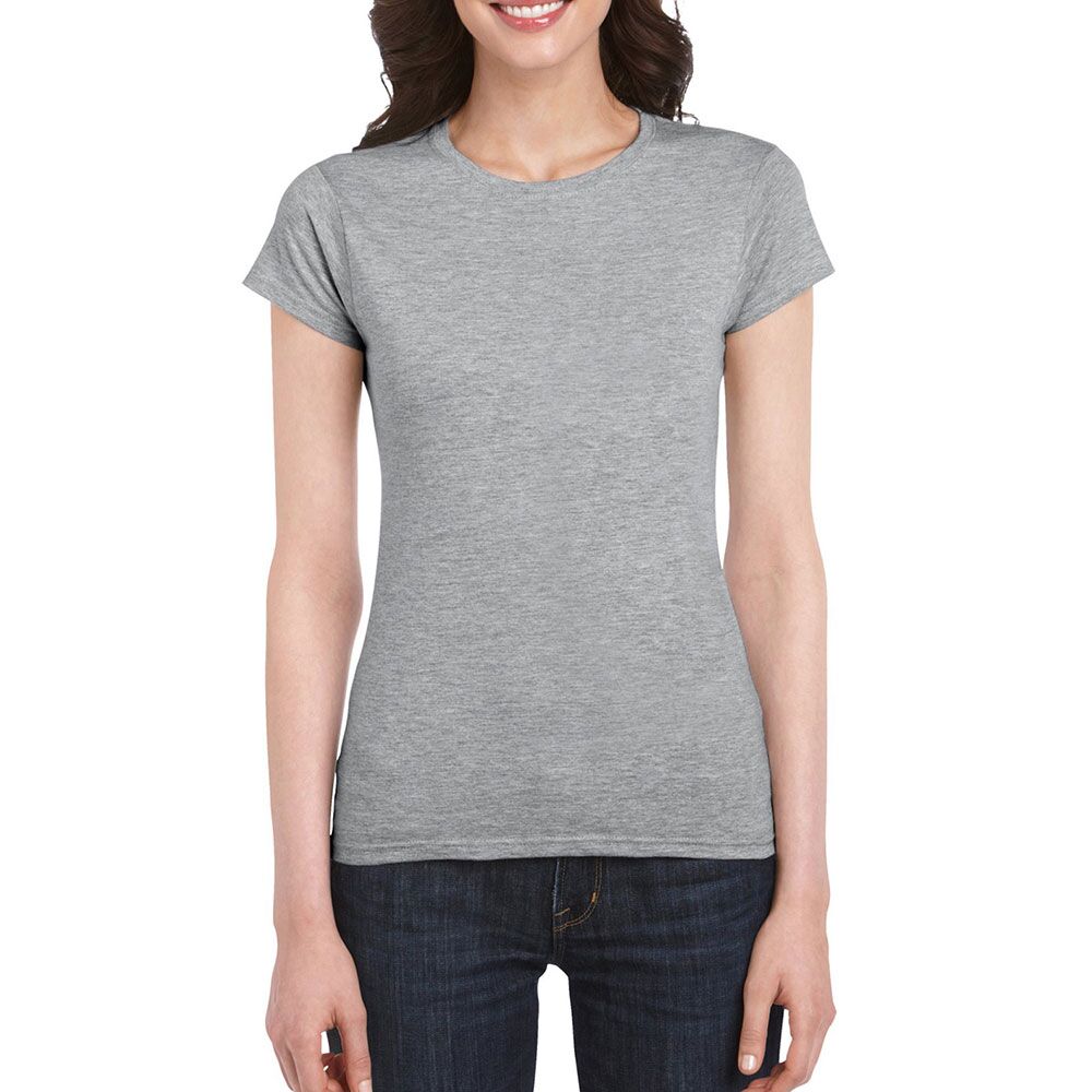 64000L_rssportgrey Soft Style Ladies T-Shirt