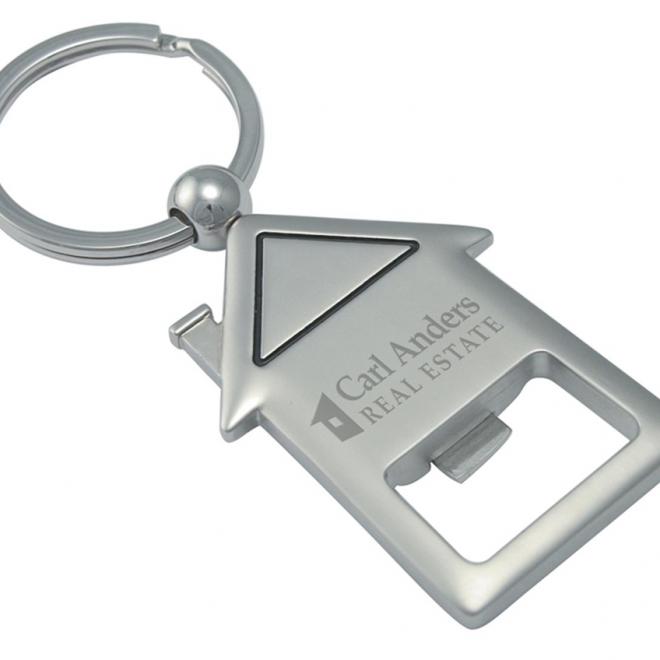 C4609_silver House Warming Keyring