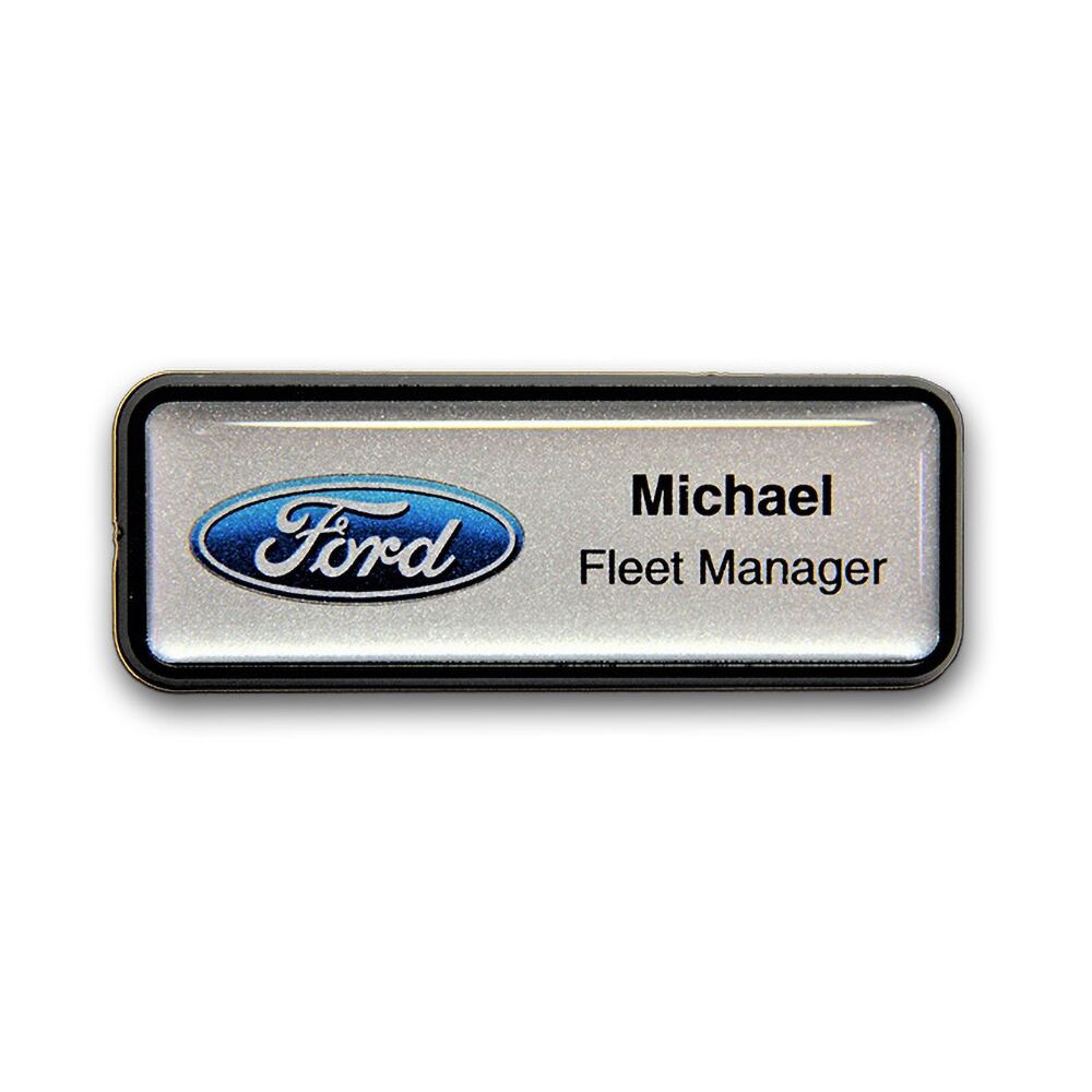 C64_sample1 Classic Plus Name Badge 64 x 20mm