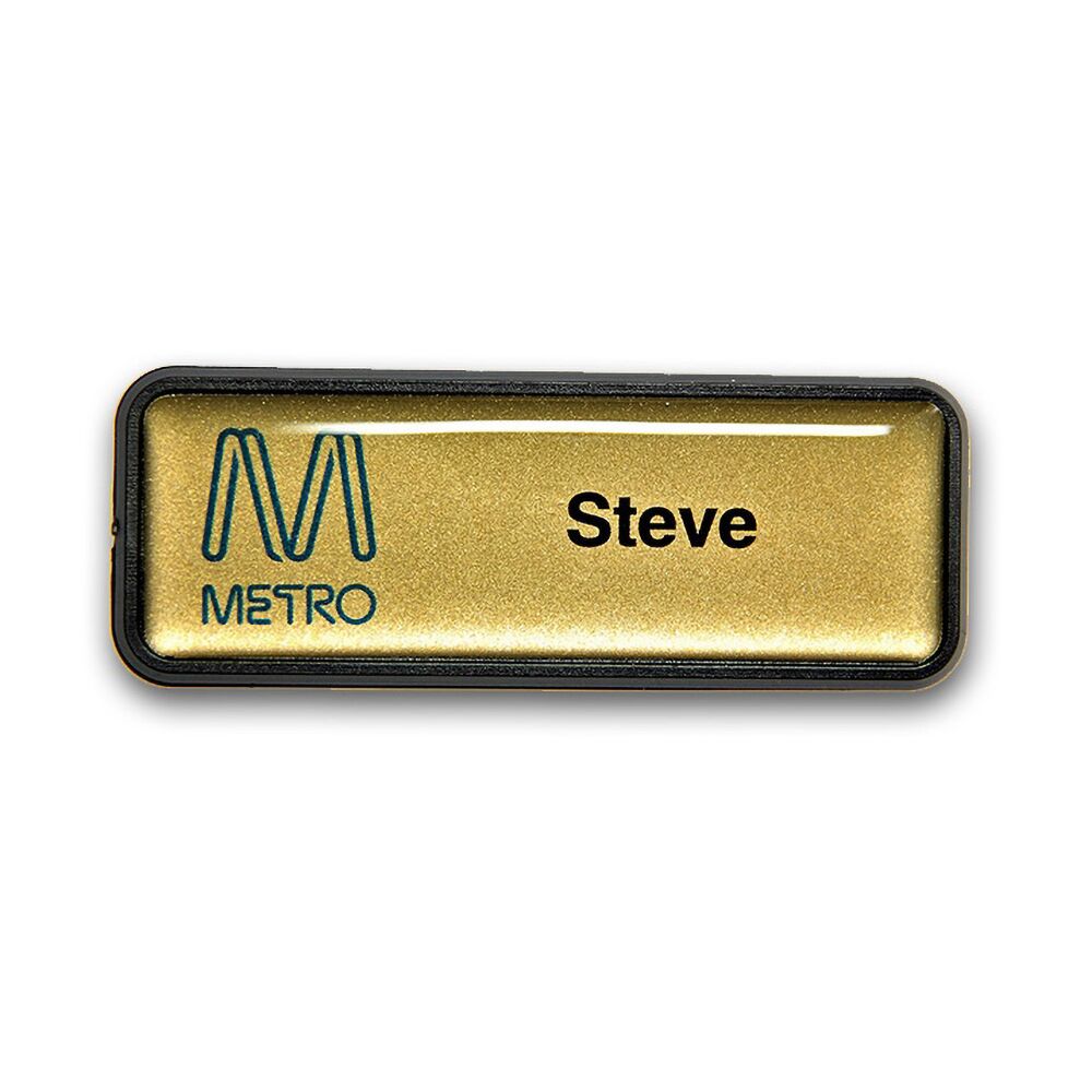 C64_sample3 Classic Plus Name Badge 64 x 20mm