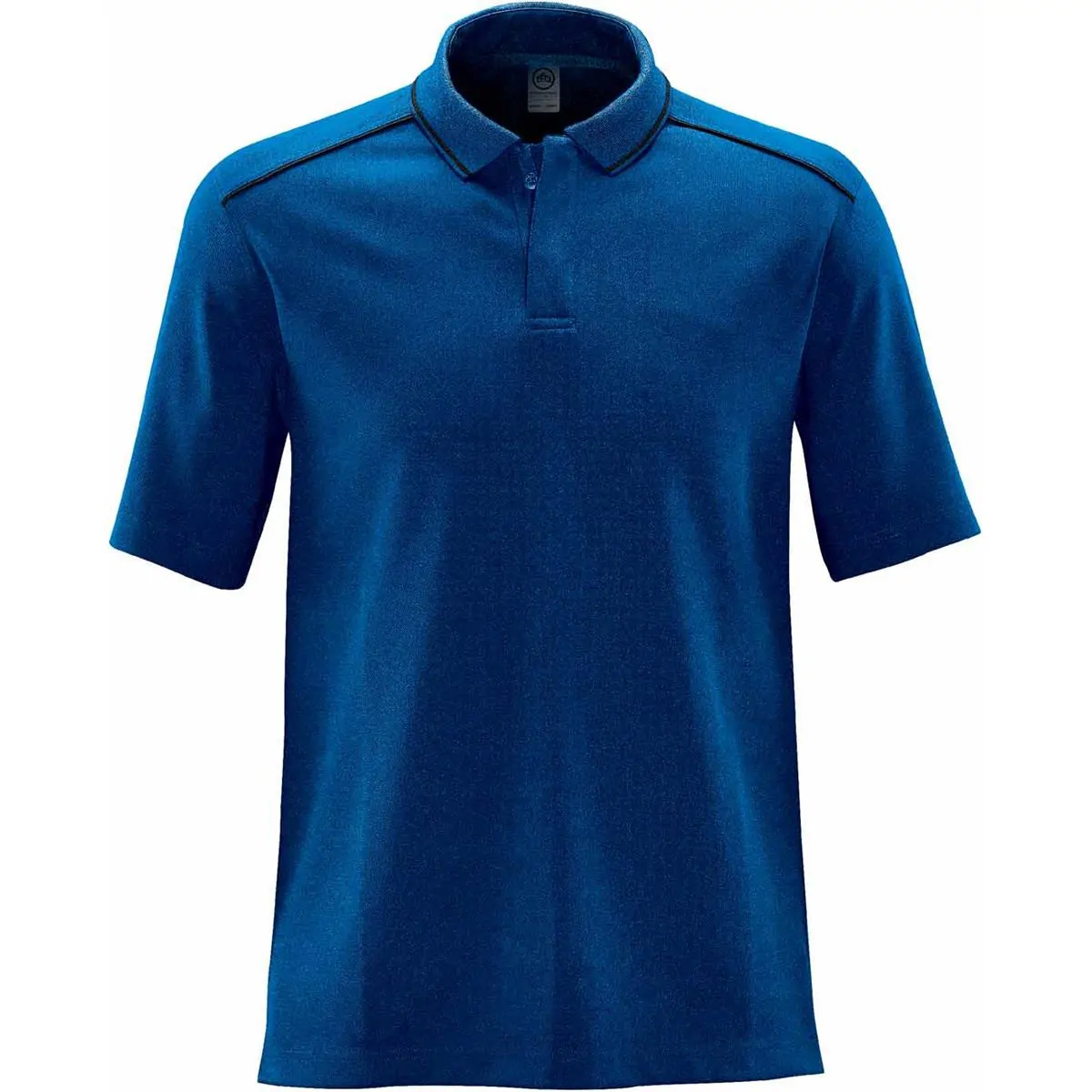 GPX-5_Azure-BlueBlack Men’s Endurance HD Polo–