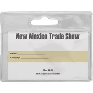 The Vinyl Tradeshow Badge Holder