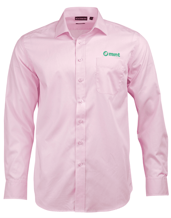 M7110L.png Barkley Mens Taped Seam Long Sleeve Shirt