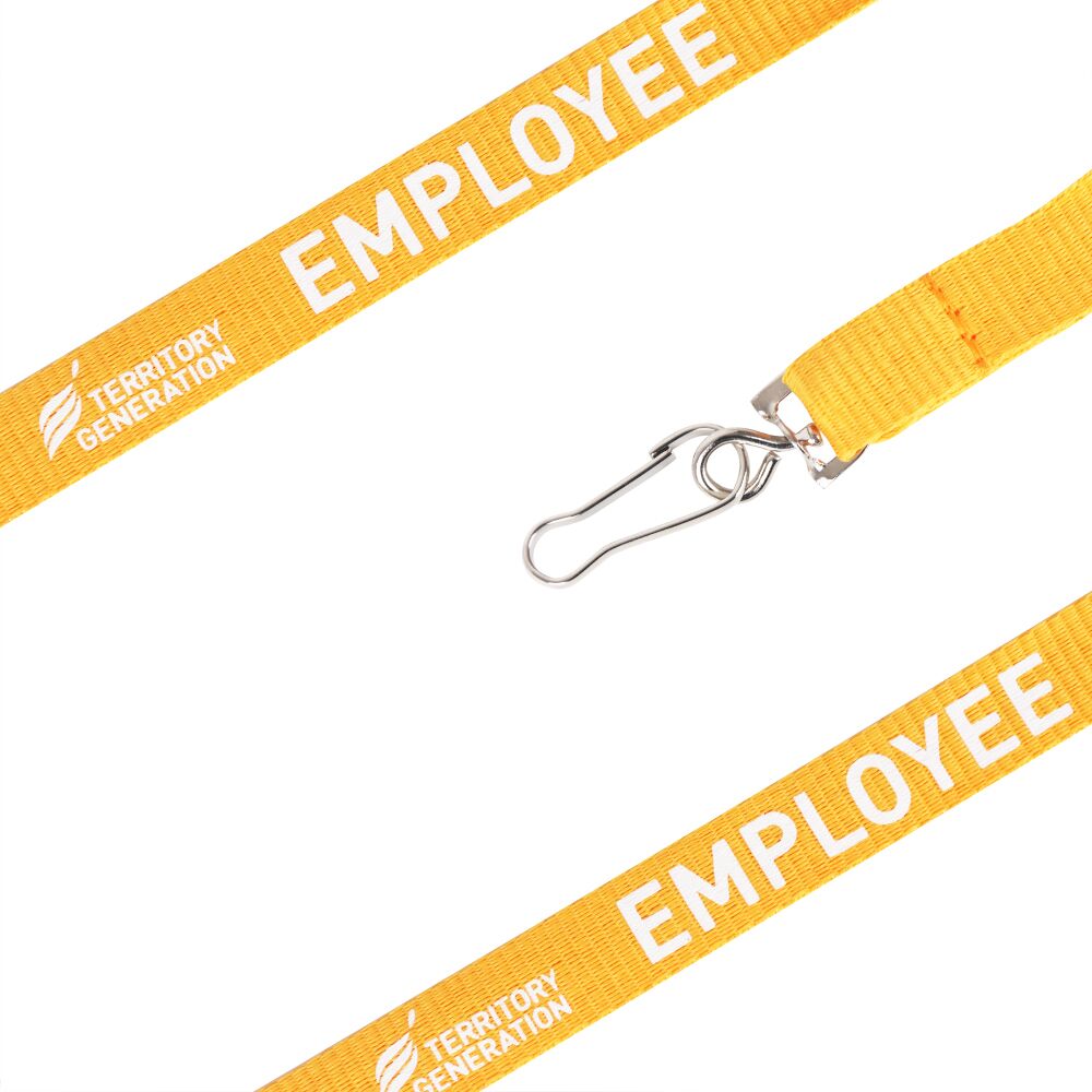 PCL04_yellow Poly Hold Lanyard
