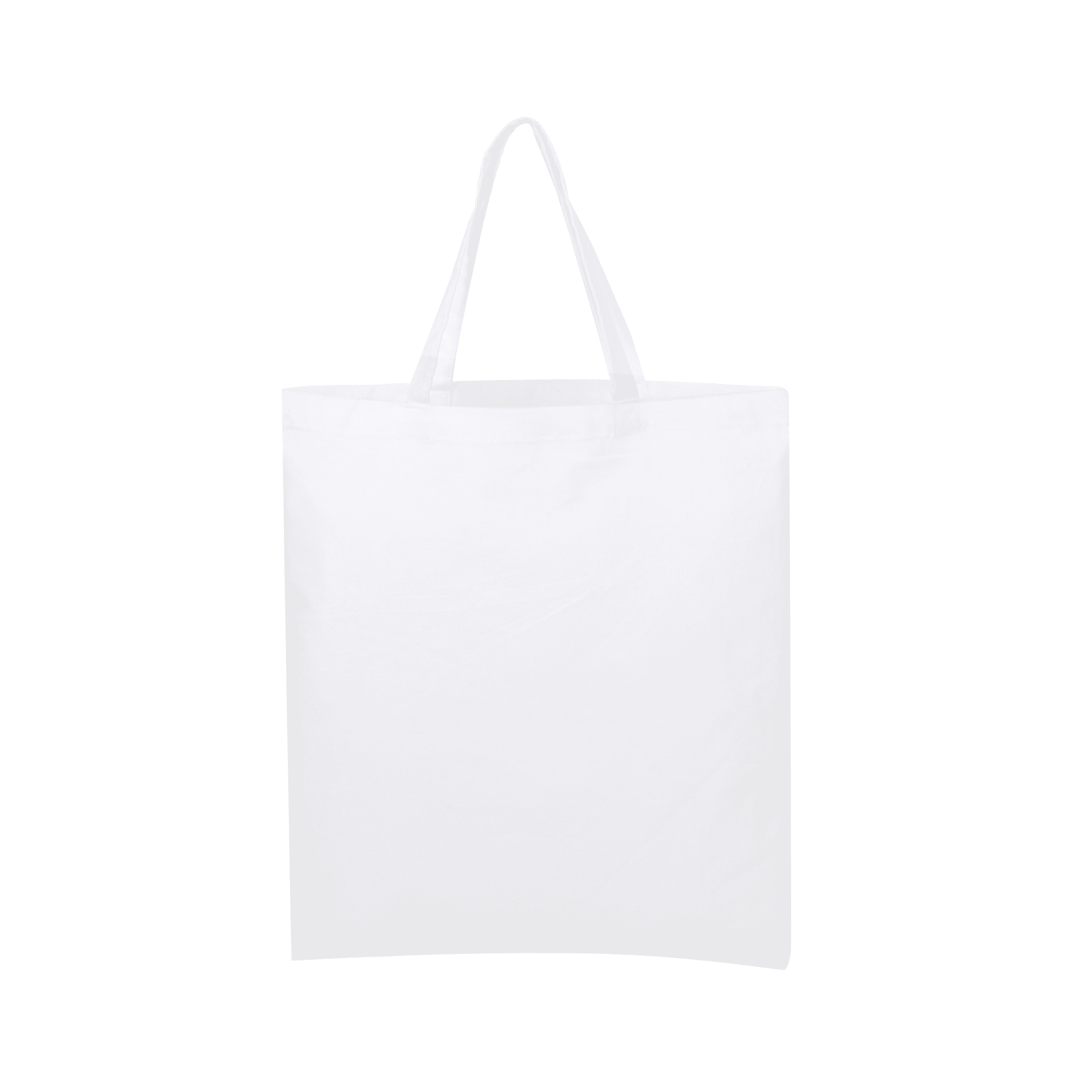 Large Calico Bag White