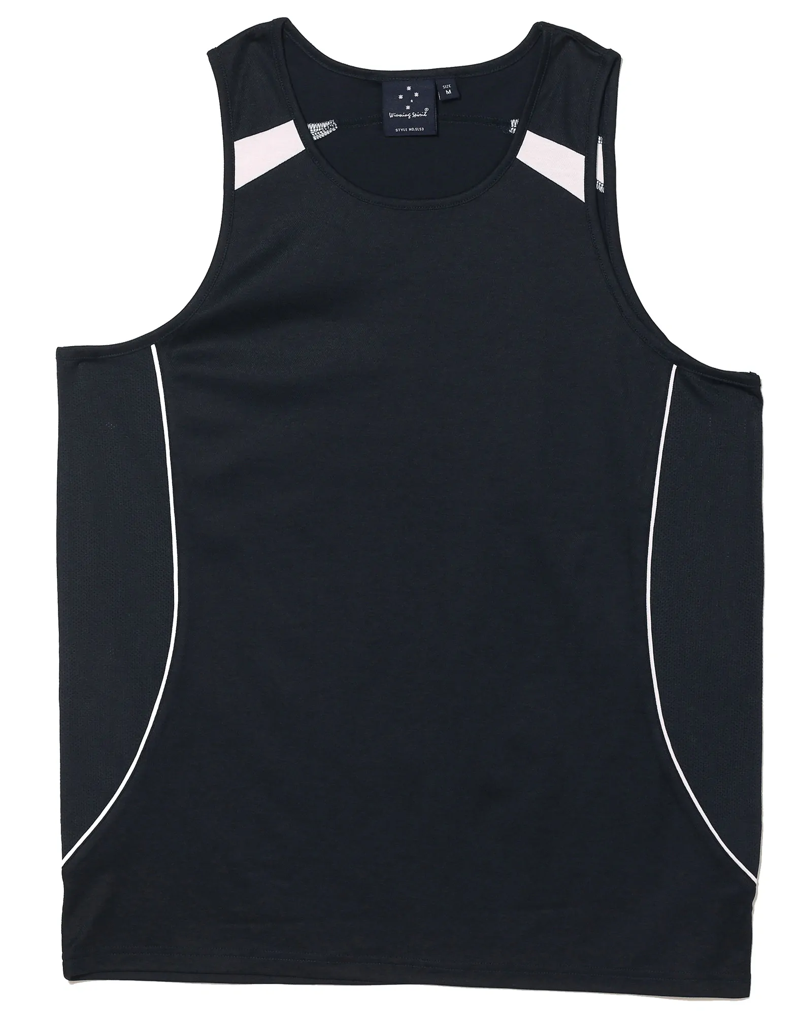 SL53_NavyWhite_l Legend Singlet Men’s