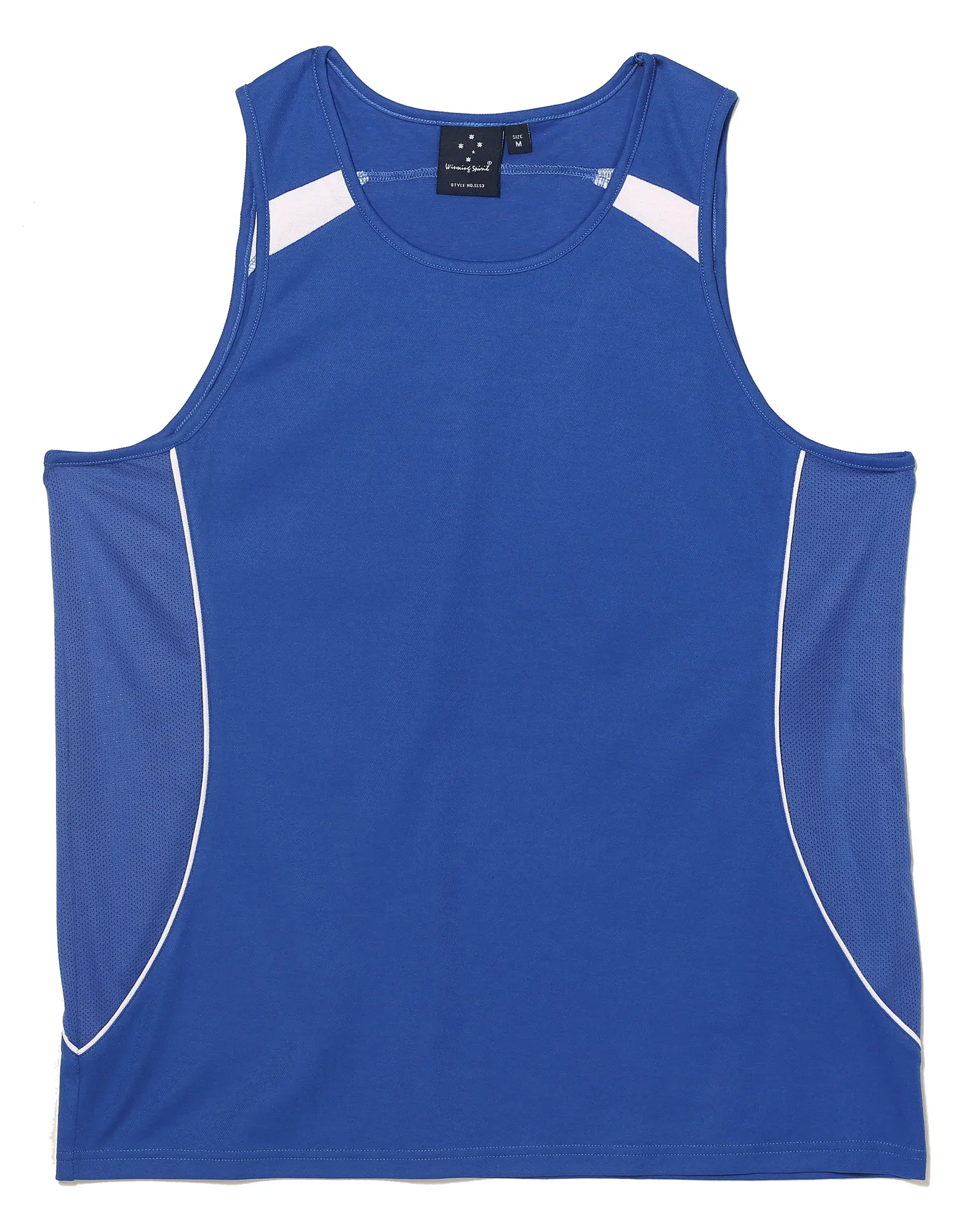 SL53_RoyalWhite_l Legend Singlet Men’s