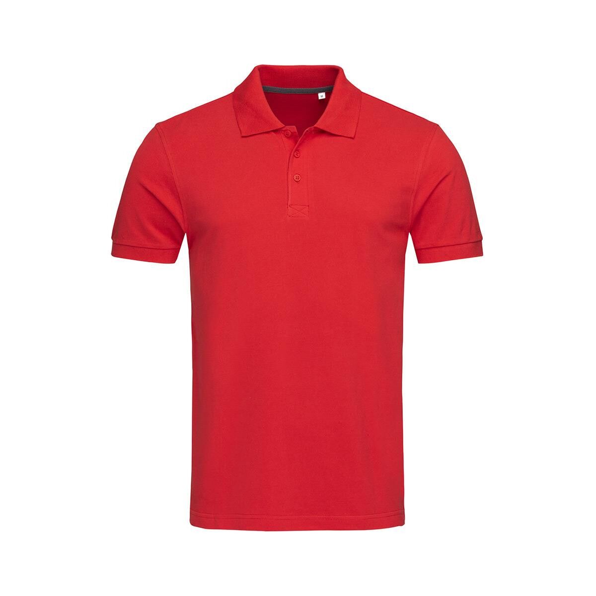 ST9060_Crimson Red Men’s Premium Cotton Polo