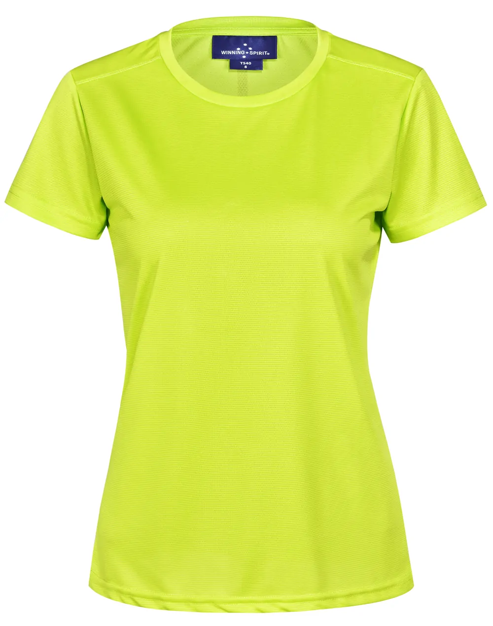 TS40_LimeGreen_l Rapid Cool Ultra Light Tee Shirt Ladies
