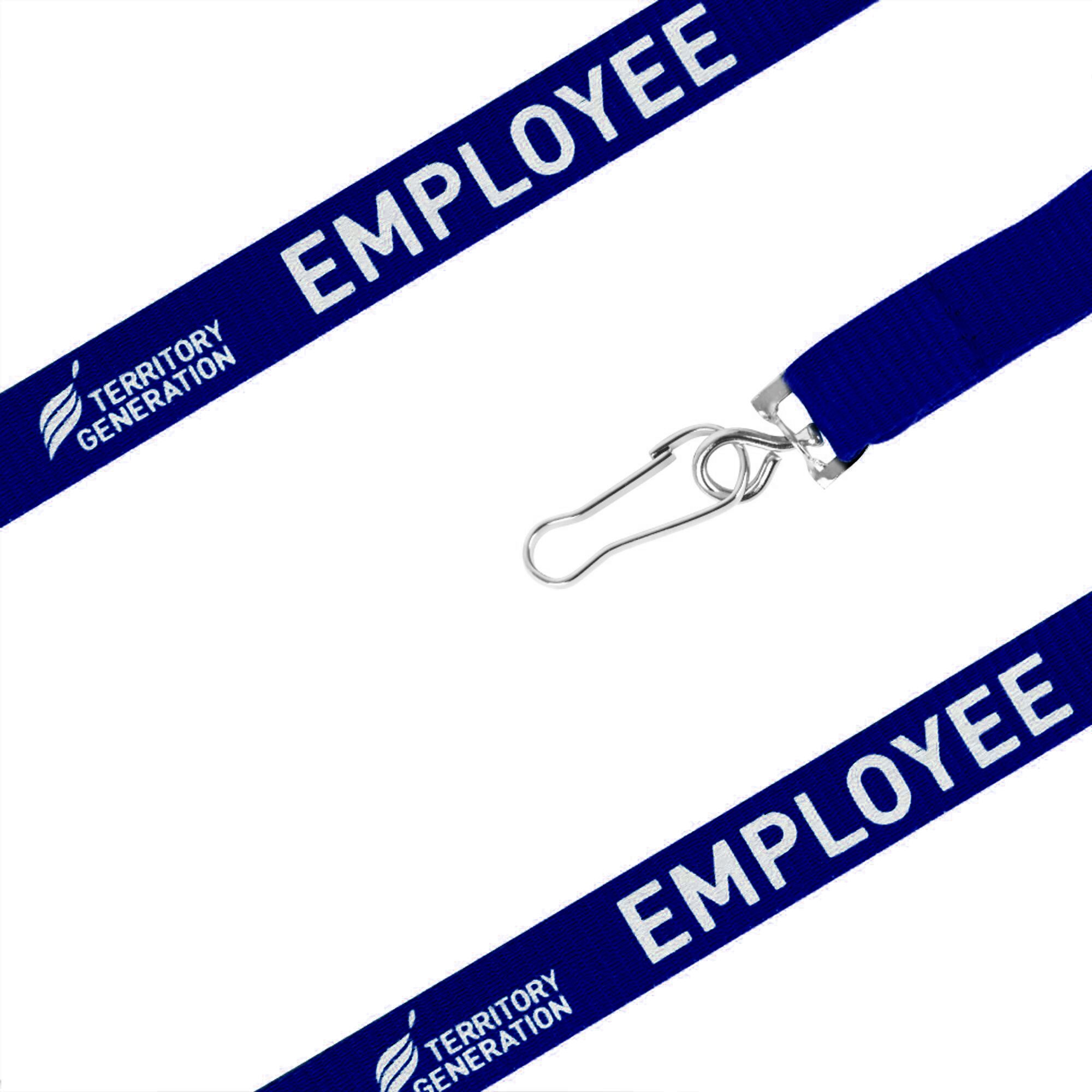 dark blue Poly Hold Lanyard