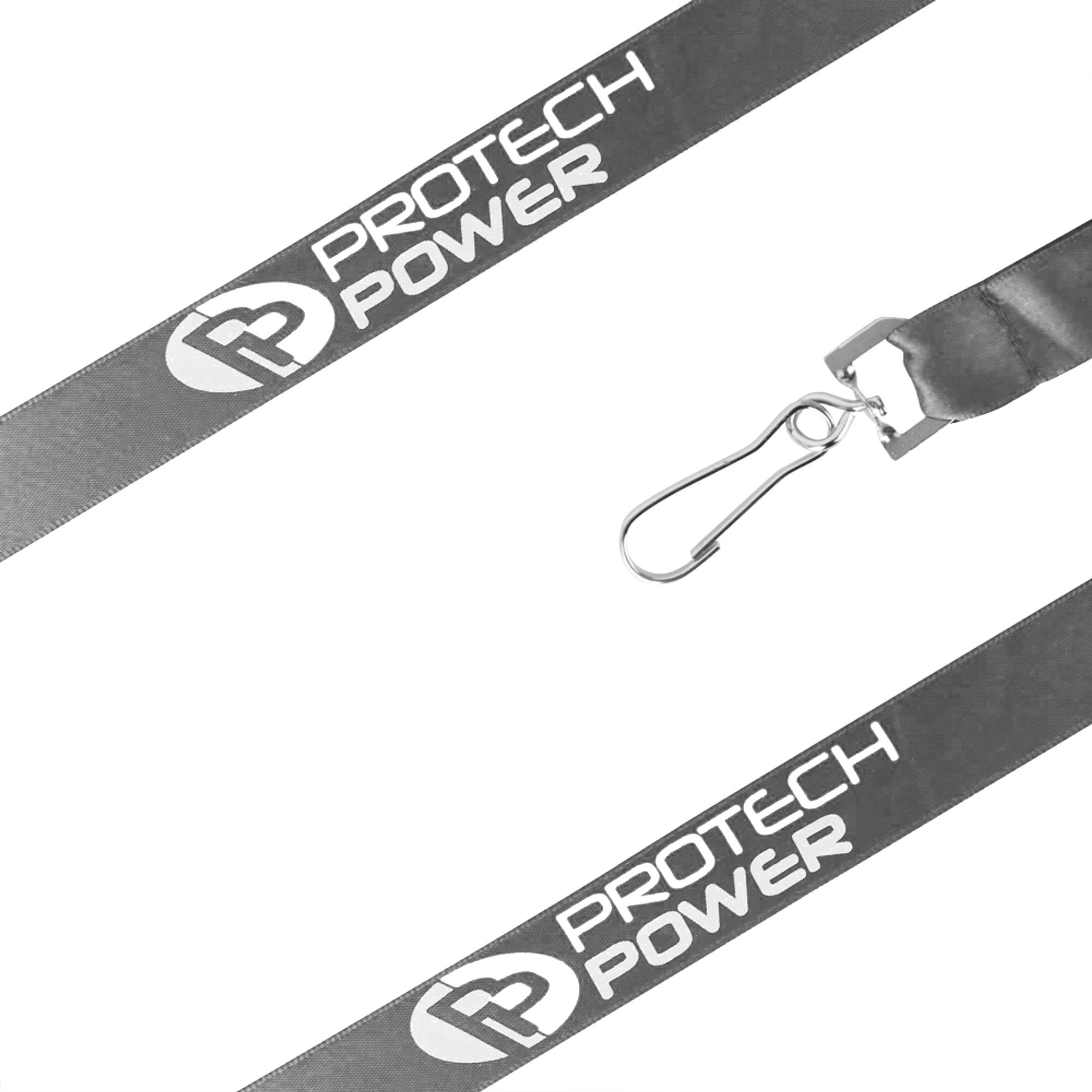 gray Satin Lanyard