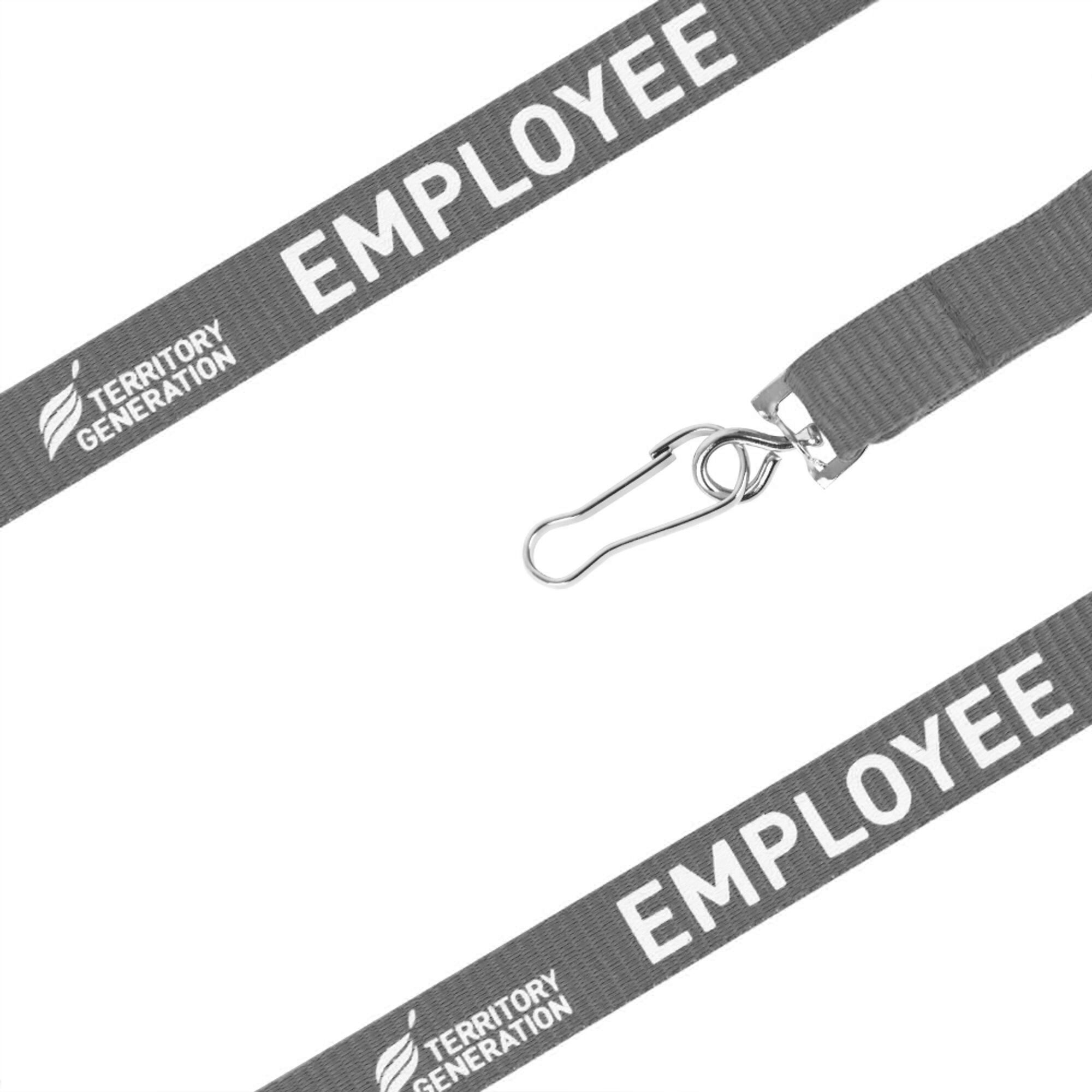grey Poly Hold Lanyard