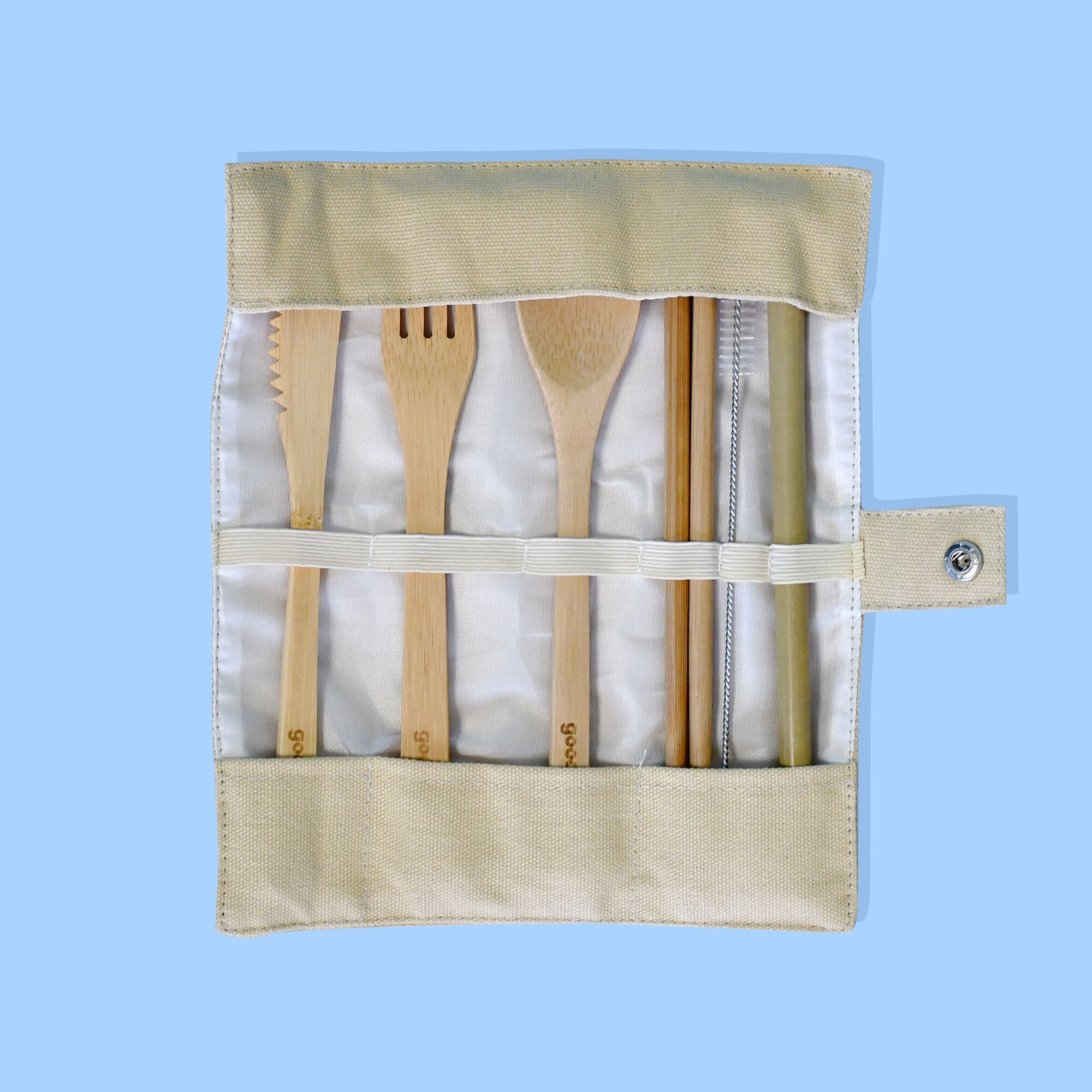 03_GT_Eco_Cutlery Bamboo Cutlery in a Natural Cotton Pouch
