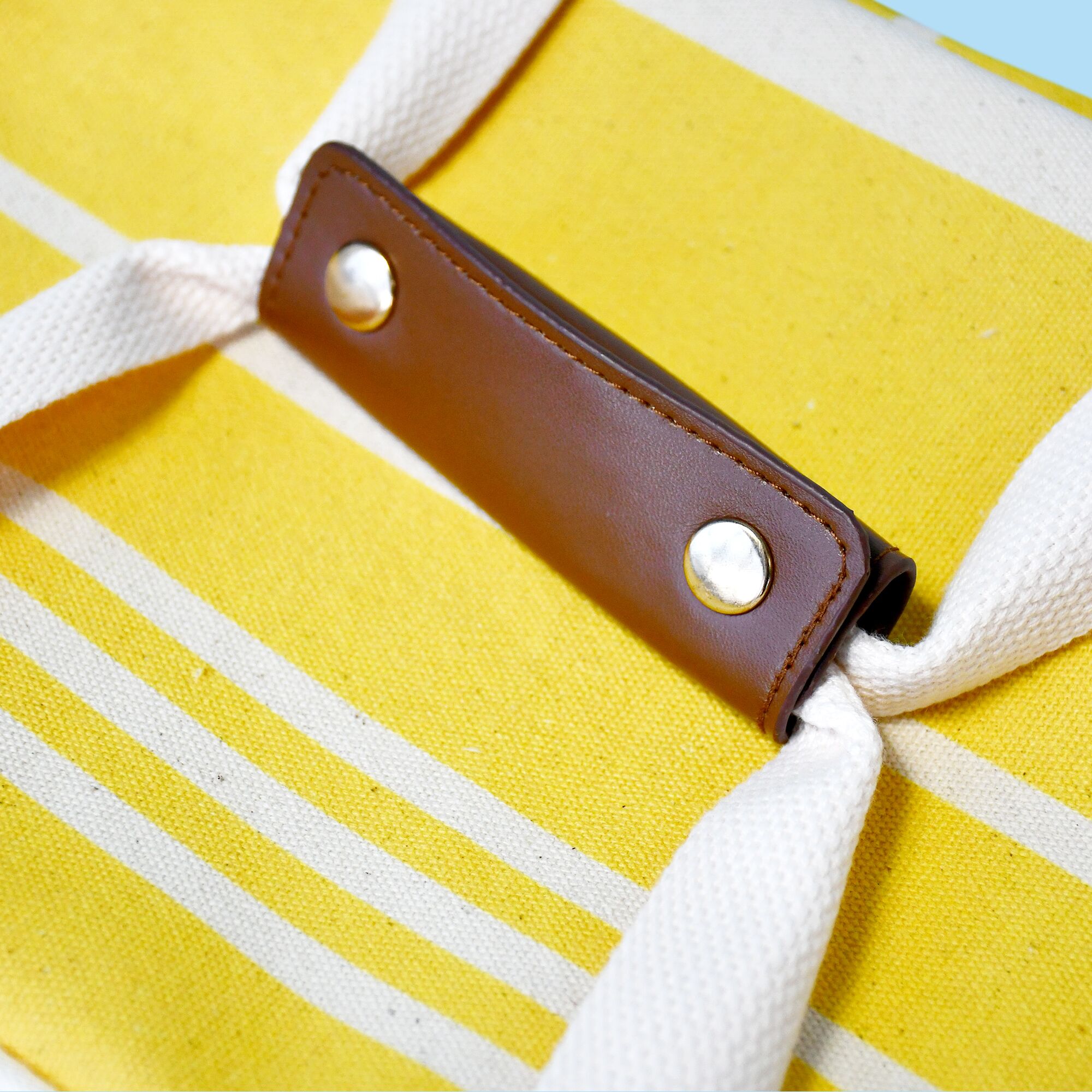 05_Yellow Cooler Bag Canvas Cooler Bag