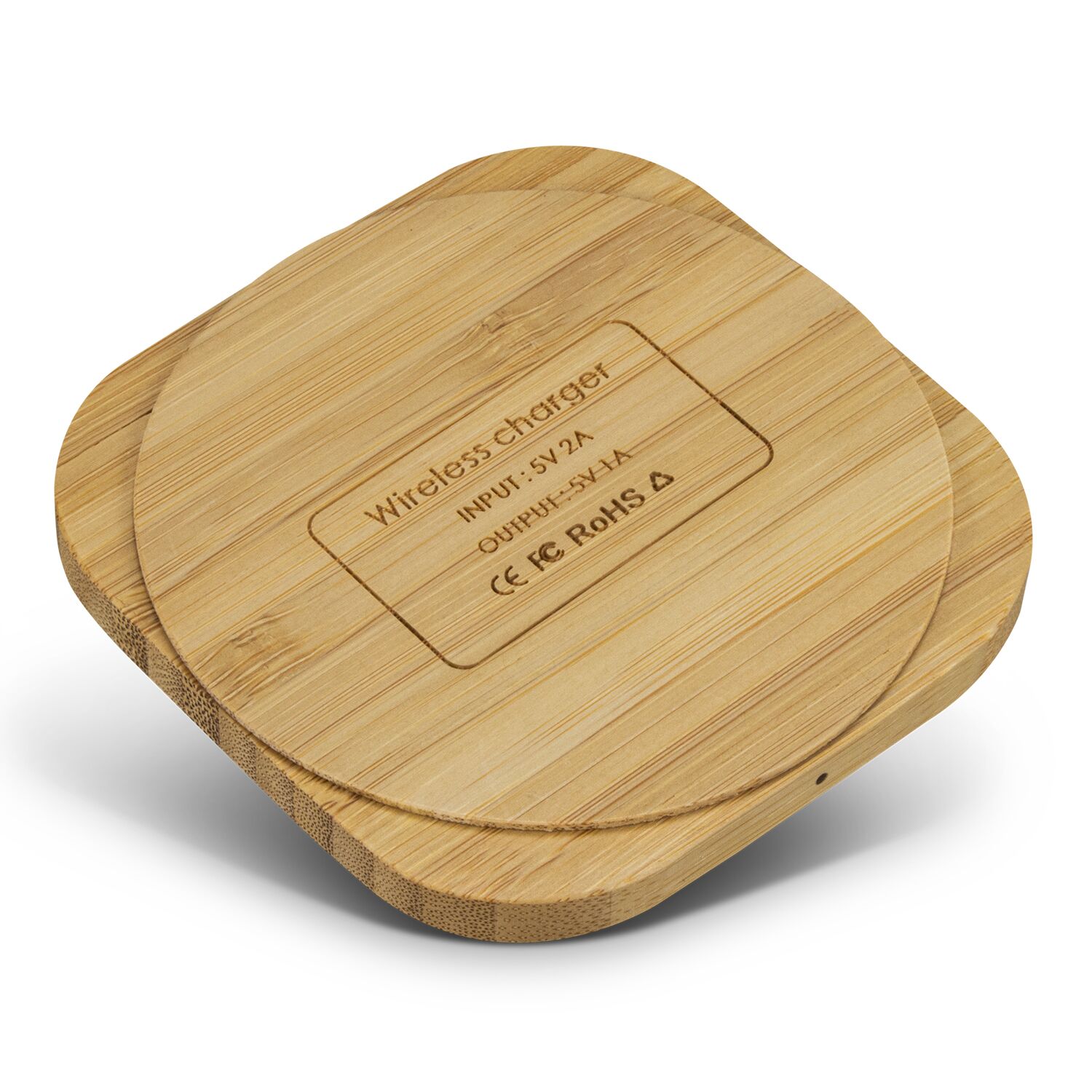 Vita Bamboo Wireless Charger – Square